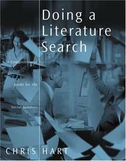 Cover of: Doing a literature search by Chris Hart