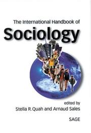 Cover of: The international handbook of sociology