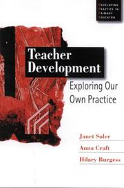 Cover of: Teacher Development by Anna Craft, Hilary Burgess, Janet Soler