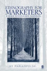 Cover of: Ethnography for Marketers by Hy Mariampolski