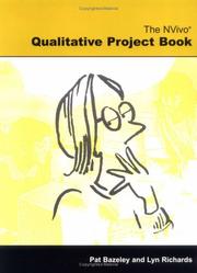 Cover of: The NVivo qualitative project book