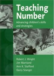 Cover of: Teaching number: advancing children's skills and strategies