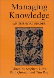 Cover of: Managing Knowledge by Tim Ray