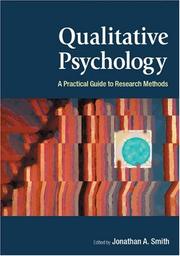 Cover of: Qualitative Psychology: A Practical Guide to Research Methods