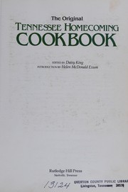 Cover of: The Original Tennessee homecoming cookbook