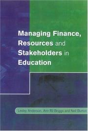 Cover of: Managing finance, resources, and stakeholders in education