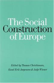 Cover of: The social construction of Europe