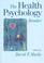 Cover of: The Health Psychology Reader