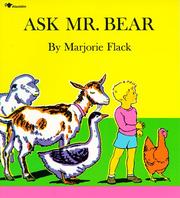 Cover of: Ask Mr. Bear by Marjorie Flack