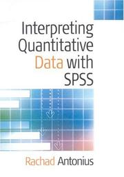 Cover of: Interpreting Quantitative Data with SPSS