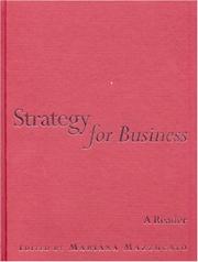 Cover of: Strategy for business: a reader