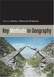 Cover of: Key methods in geography