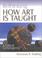 Cover of: Rethinking How Art Is Taught