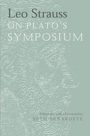 Cover of: Leo Strauss On Plato's Symposium by Leo Strauss