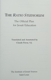 Cover of: The Ratio studiorum by Jesuits.