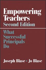 Cover of: Empowering teachers: what successful principals do