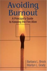 Cover of: Avoiding Burnout by Barbara L. Brock, Marilyn L. Grady