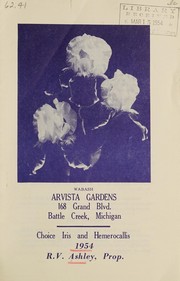 Cover of: Choice iris and hemerocallis, 1954