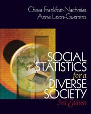 Social Statistics for a Diverse Society by Chava Frankfort-Nachmias, Anna Leon-Guerrero