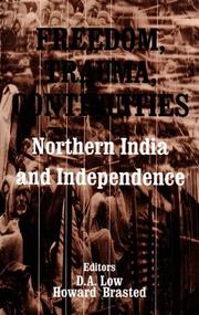 Cover of: Freedom, Trauma, Continuities: Northern India and Independence (Studies on Contemporary South Asia series)