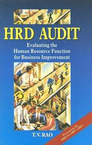 HRD Audit by T.V. Rao