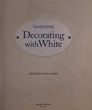 Cover of: Country living decorating with white