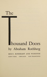 Cover of: The thousand doors.