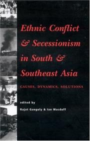 Cover of: Ethnic Conflict and Secessionism in South and Southeast Asia by 