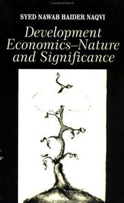 Cover of: Development Economics | Naqvi, Syed Nawab Haider.