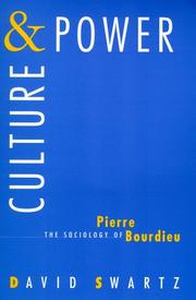 Cover of: Culture and Power by David Swartz