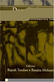 Cover of: Does Civil Society Matter?: Governance in Contemporary India