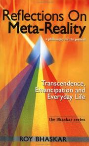 Cover of: Reflections on Meta-Reality by Roy Bhaskar