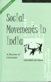 Cover of: Social Movements in India by Ghanshyam Shah