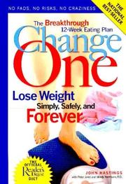 Cover of: Change One