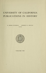 Cover of: Catalogue of materials in the Archivo general de Indias for the history of the Pacific coast and the American Southwest