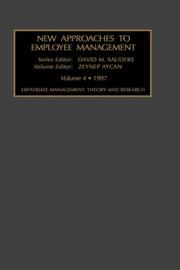 Cover of: NEW APP EMPLY MAN V4 (New Approaches to Employee Management , Vol 4)