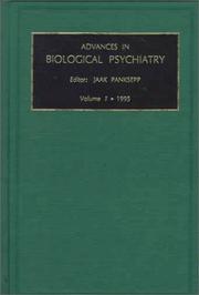 Cover of: Advances in Biological Psychiatry
