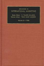 Cover of: Advances in International Marketing by Tage Koed Madsen