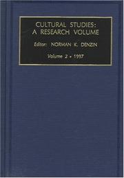 Cover of: Cultural Studies: a Research Annual: Vol 2 (Cultural Studies)