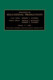 Cover of: Evaluation Research for Educational Productivity (Advances in Educational Productivity) by 