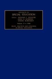 Cover of: Issues, Practices, and Concerns in Special Education (Advances in Special Education) by 