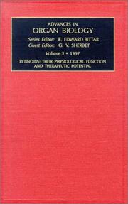 Cover of: Retinoids: Their Physiological Function and Therapeutic Potential (Advances in Organ Biology)