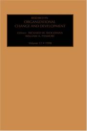 Cover of: Research in Organizational Change and Development, Volume 11 (Research in Organizational Change and Development)
