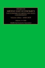 Cover of: The Economics of Middle East Peace: A Reassessment (Research in Middle East Economics)