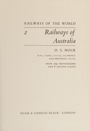 Cover of: Railways of Australia
