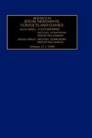 Cover of: Research in Social Movements, Conflicts and Change, Volume 21 (Research in Social Movements, Conflicts and Change)