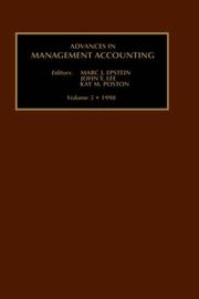 Cover of: Advances in Management Accounting, Volume 7 (Advances in Management Accounting)