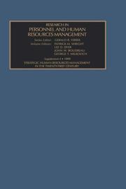 Cover of: Strategic Human Resources Management in the Twenty-First Century (Research in Personnel and Human Resources Management)