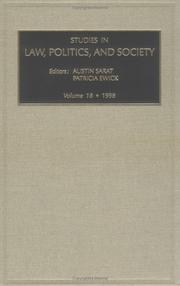 Cover of: Study Law Pol V18 (Studies in Law, Politics, and Society)