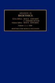 Cover of: Bioethics for medical education